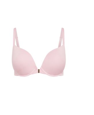 Women's Smooth & Chic Front Close Cotton Push Up Bra