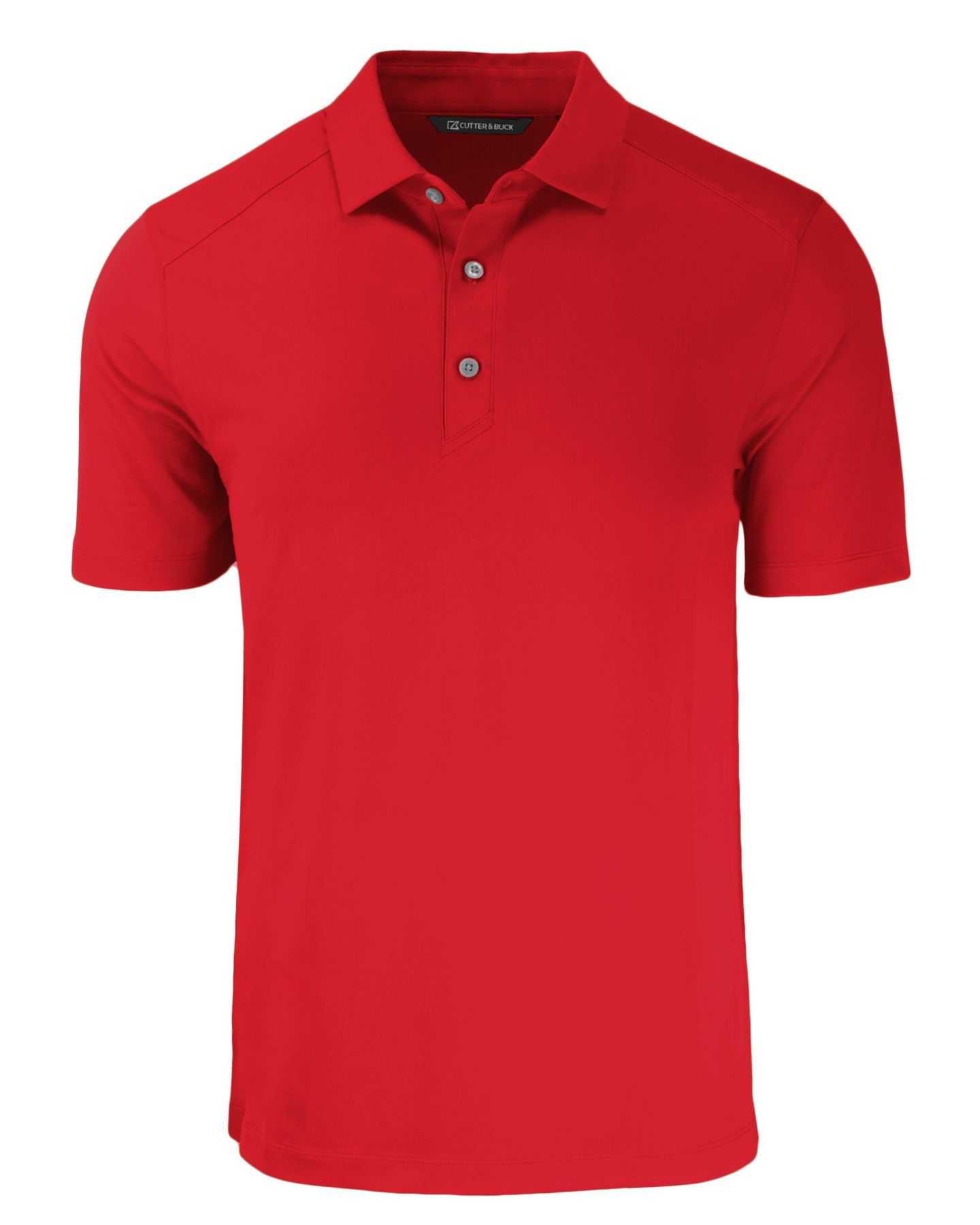 Мужское поло Cutter & Buck Forge Eco Stretch Recycled Polo Shirt, цвет: Красный, вариант 1 — фото 2