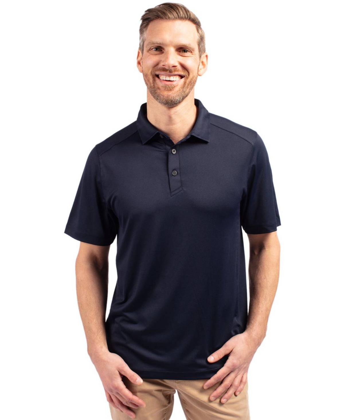 Men's Forge Eco Stretch Recycled Polo Shirt - Navy blue