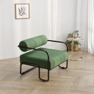 Modern Green Iron Sofa Chair for Living Room and Balcony