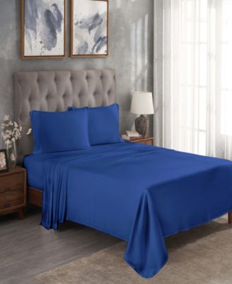  300-TC Cooling Modal Solid Deep Pocket 4-Piece Sheet Set, Queen