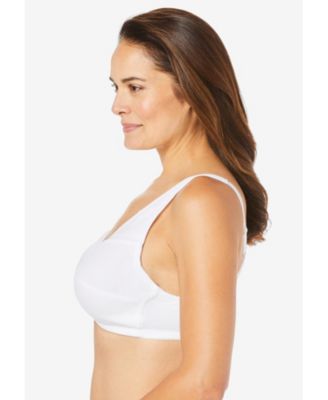 Women's 3-Pack Front-Close Cotton Wireless Bra
