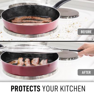 Large Splatter Screen for Frying Pan (13") - Stainless Steel Grease Splatter  Guard for Frying Pan