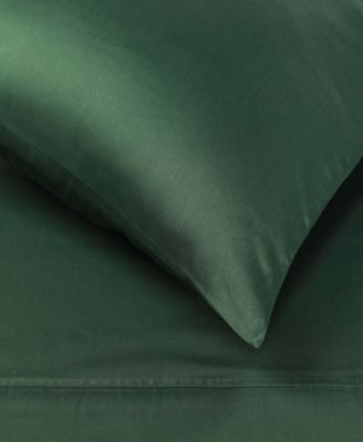 Superior 400-TC Egyptian Cotton Solid Deep Pocket Sheet Set, Twin