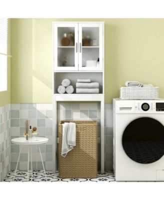 Over the Toilet Bathroom Storage Cabinet with Adjustable Shelf