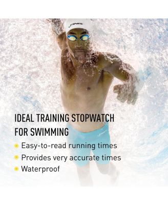 Waterproof Stopwatch - Stopwatch Timer for Coaches and Athletes - Perfect Addition to Swim Gear and Pool Accessories - 3 X 300, Yellow