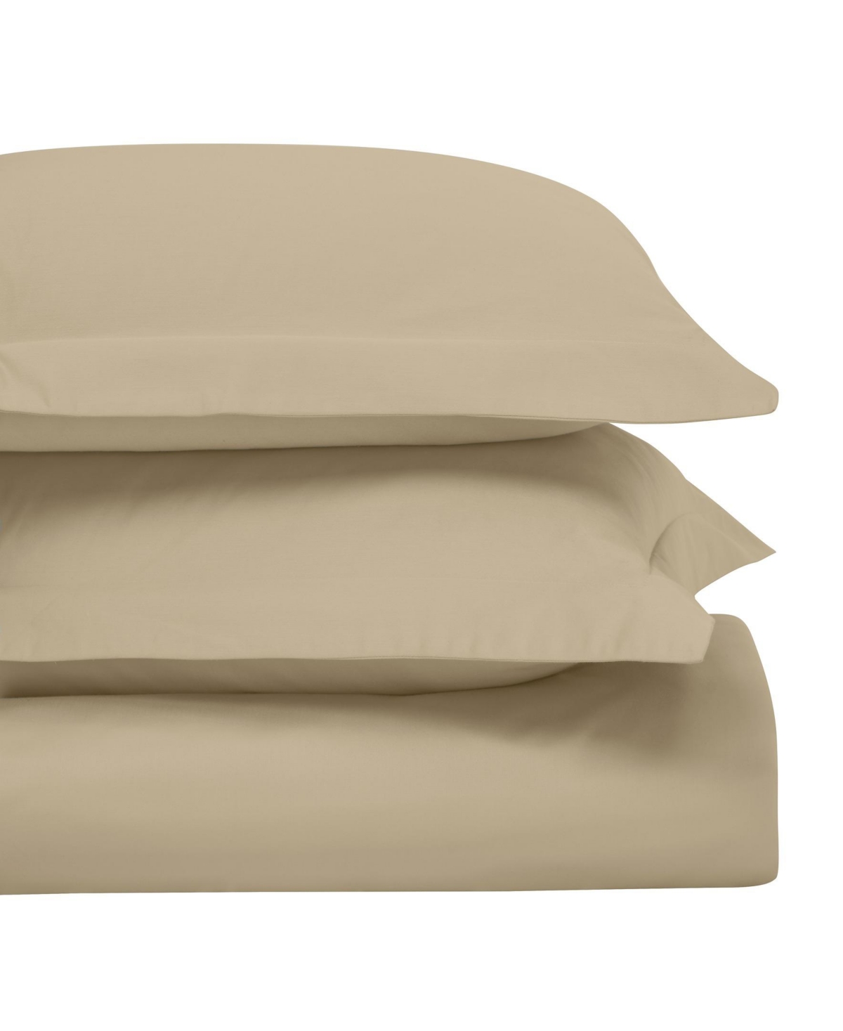 Superior Egyptian Cotton 650 Thread Count Solid Luxury Duvet Cover Set,
