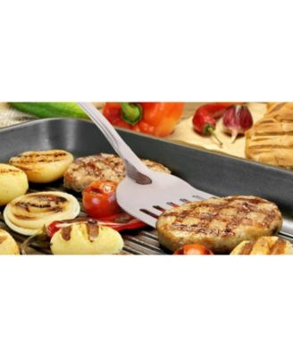 Stainless Steel Slotted Turner Cooking Utensil - Metal Kitchen Accessories