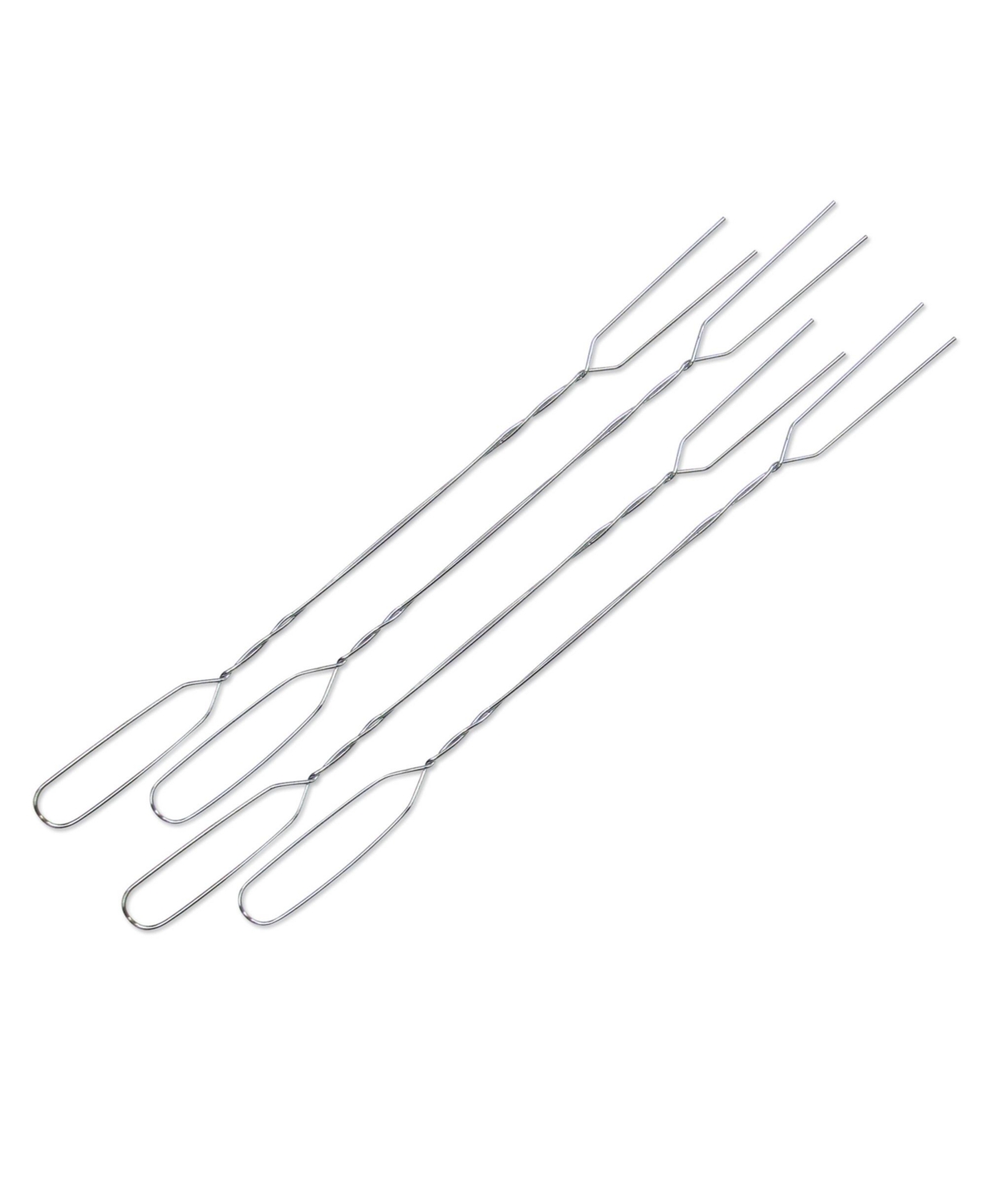 20-Inch Grill Forks - 4 Pack - Silver