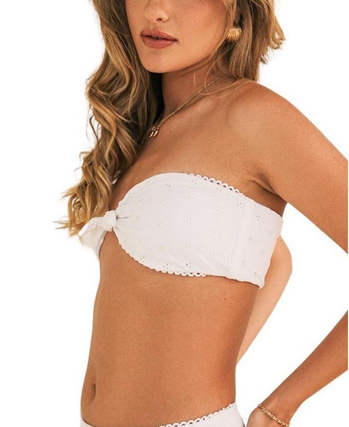 Benedita Knotted Bikini Top - Jungle Bloom