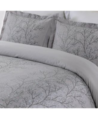 Arboreal Cotton 3 Pc Duvet Cover Set, King/California King