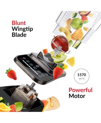 Designer Series Blender with 90 oz WildSide+ Jar and 34 oz GO Travel Bottle - Kitchen Blender Bundle