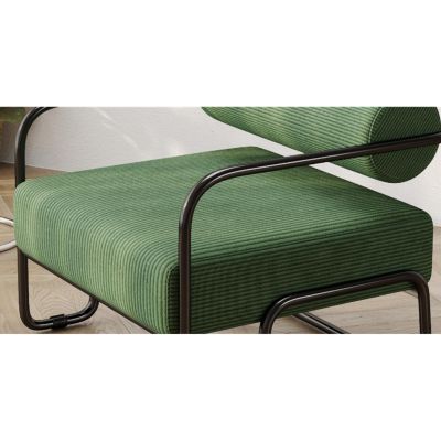 Modern Green Iron Sofa Chair for Living Room and Balcony
