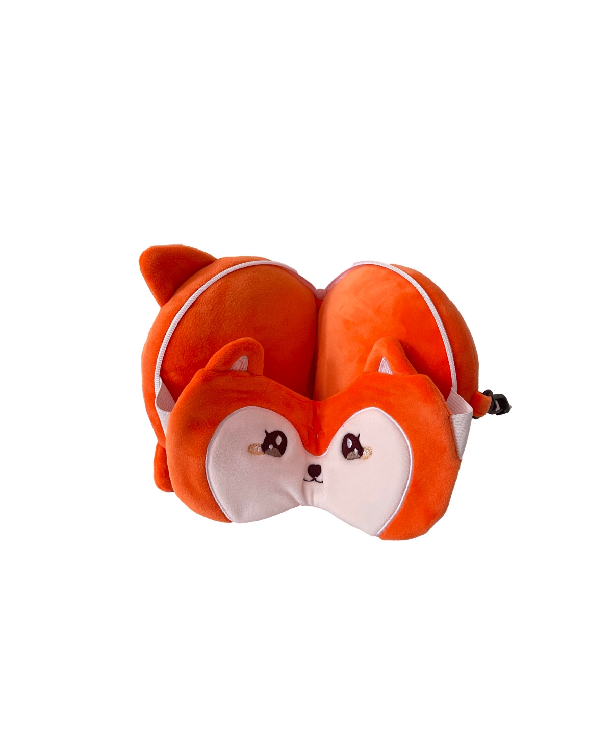 Mirage Luggage Kids 2-in-1 Pillow and Eye Mask Animal Plush Soft Eye Mask Blindfold for Sleeping, Nights and