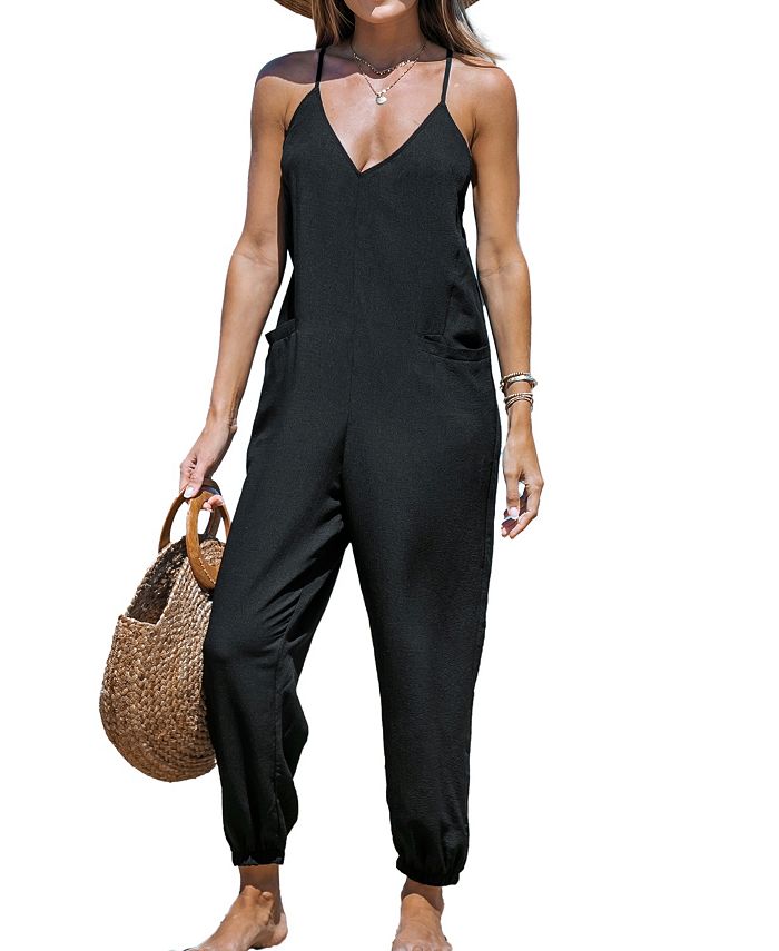CUPSHE Women's VNeck Cami Jogger Jumpsuit Macy's