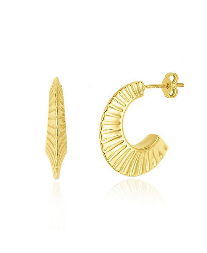 The Lovery Gold Cleopatra Hoop Earrings - Macy's