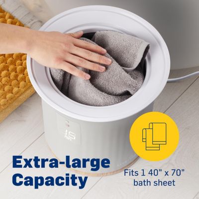 Towel Warmer Bucket Style Heater w/LED Display 40" x 70" Towel