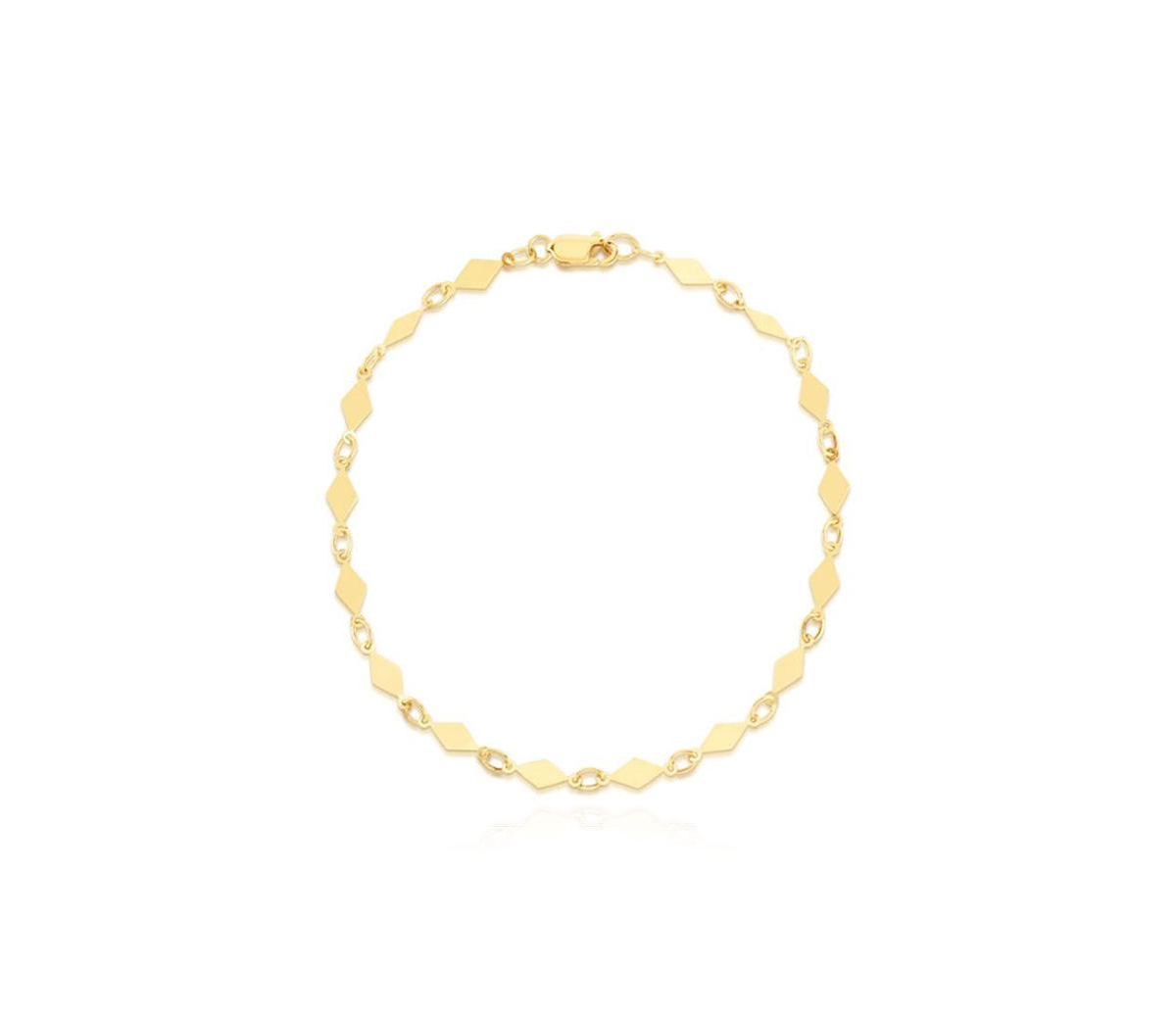 Gold Kite Chain Bracelet - Gold