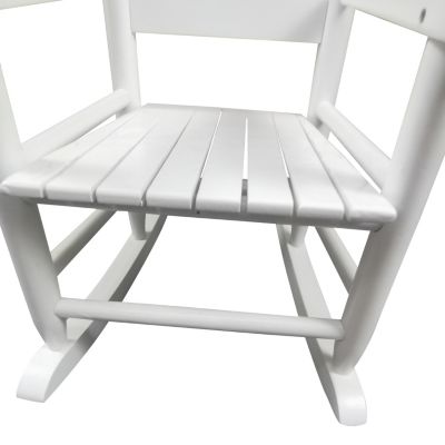 Streamdale White Rocking Chair for Kids Indoor/Outdoor