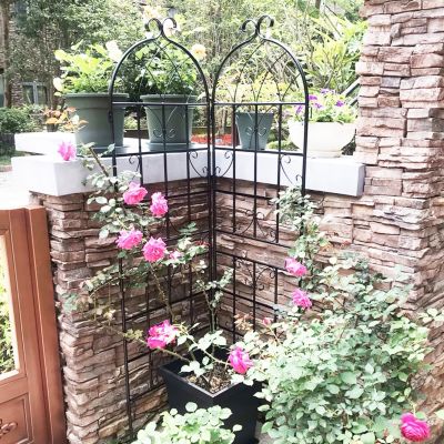 Streamdale Metal Garden Trellis 71" x 19.7" for Climbing Plants