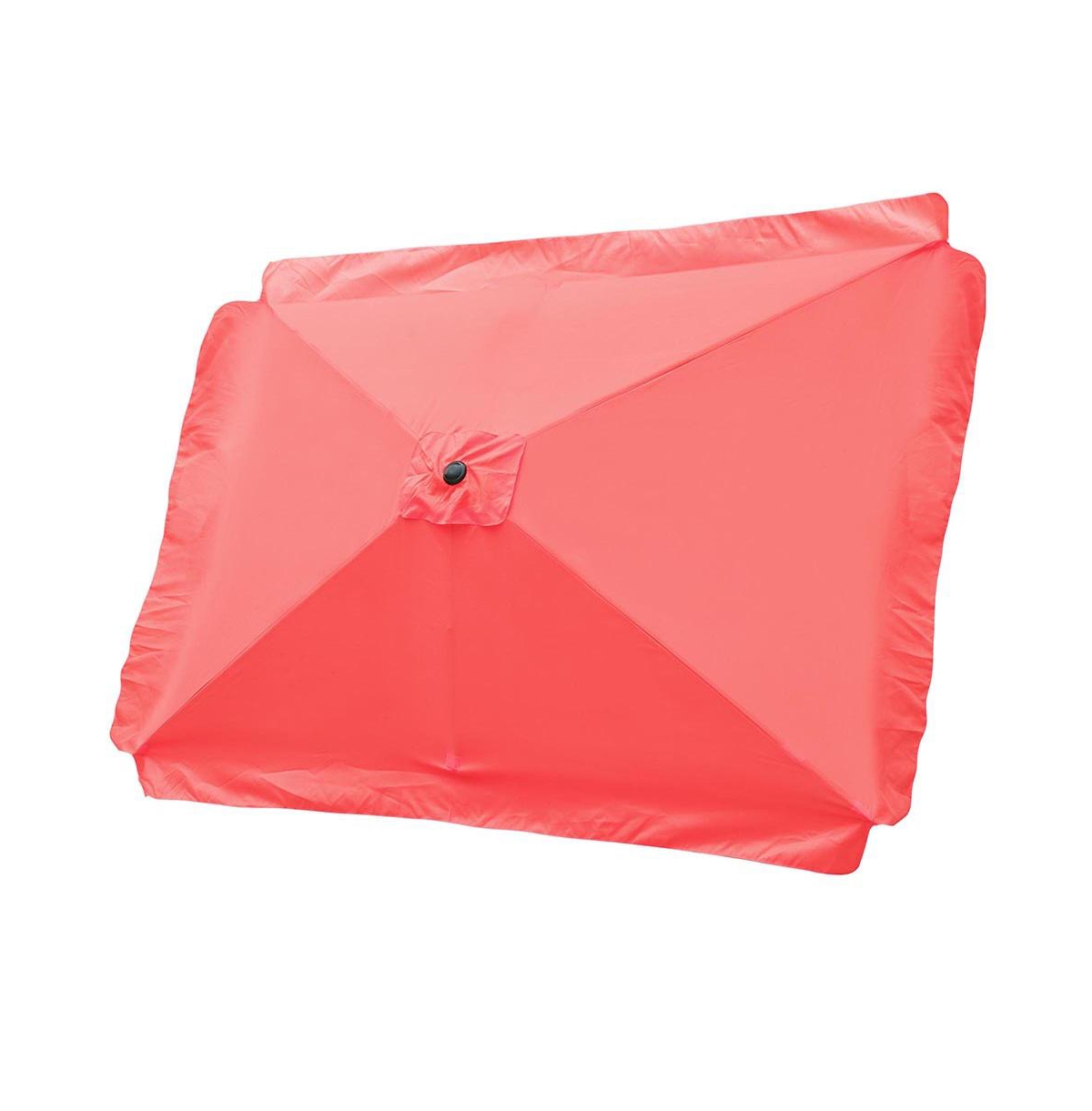 10x6ft Universal Replacement Umbrella Canopy with Tippet Top Cover Patio Beach