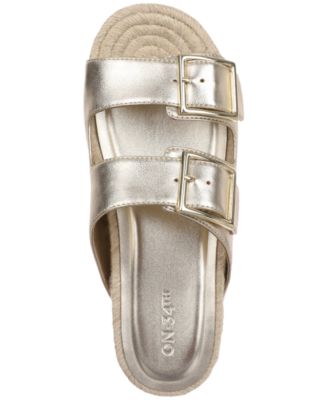 Women's Milaa Buckled Footbed Sandals, Created for Macy's