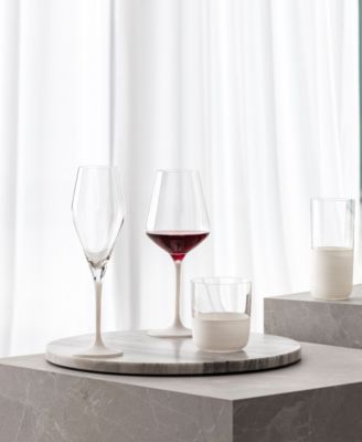 Manufacture Rock Blanc Flutes Glasses, Set of 4