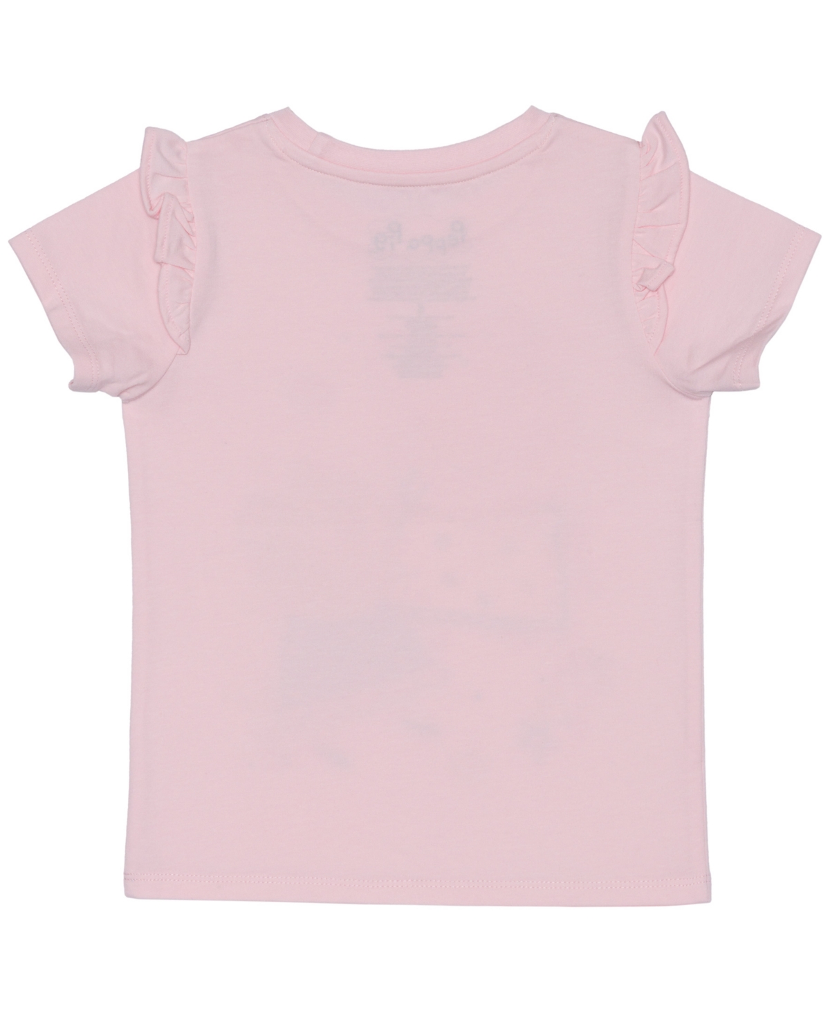 Shop Peppa Pig Toddler & Little Girls Short Sleeve Ruffle Top & Flared Legging, 2pc Set In Pink