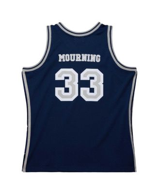 Men's Alonzo Mourning Navy Georgetown Hoyas 1991/92 Swingman Player Jersey