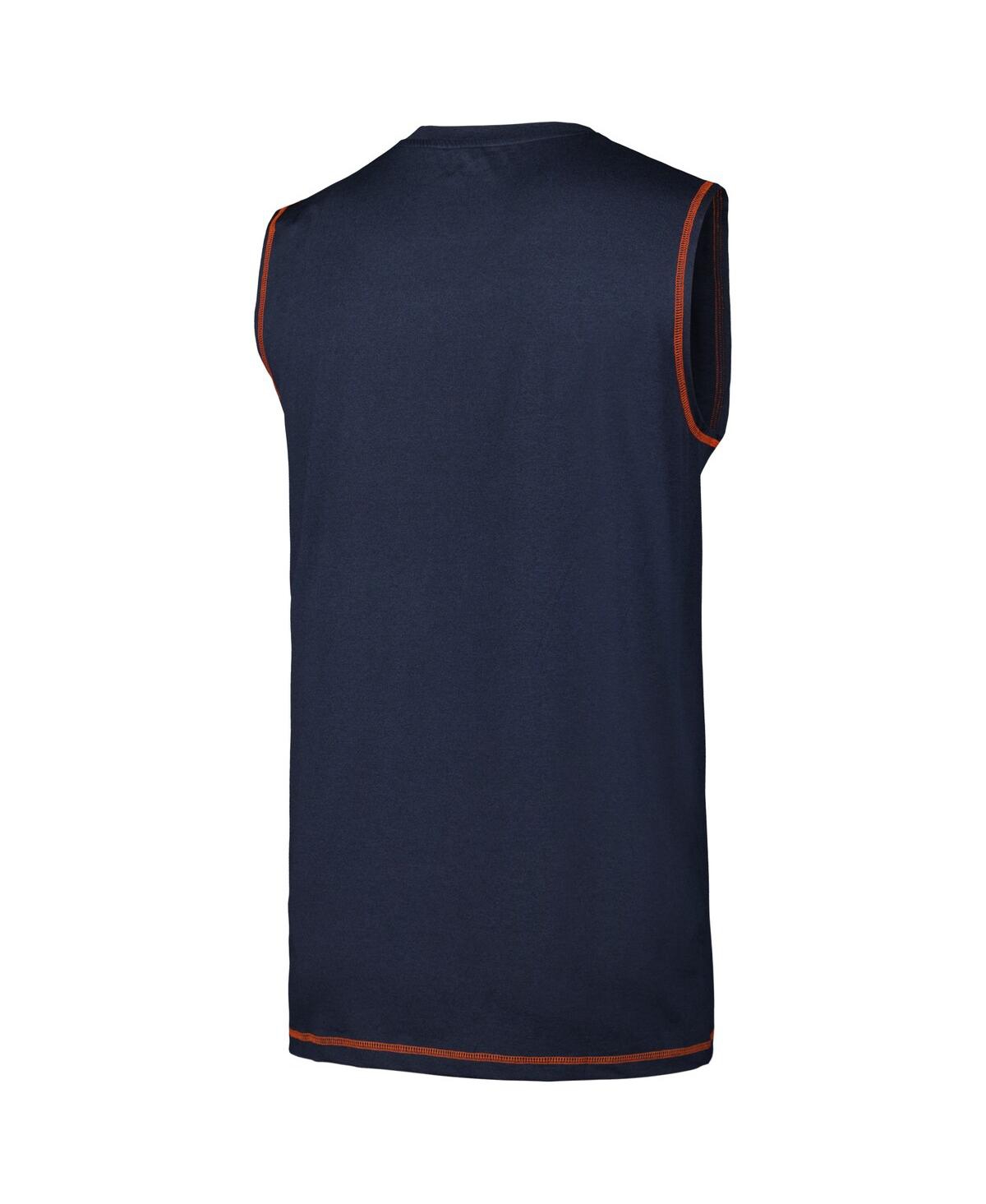 New Era Men's Navy Denver Broncos Tank Top In Navy