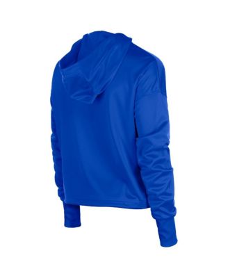 Women's Royal Chicago Cubs Half-Zip Hoodie