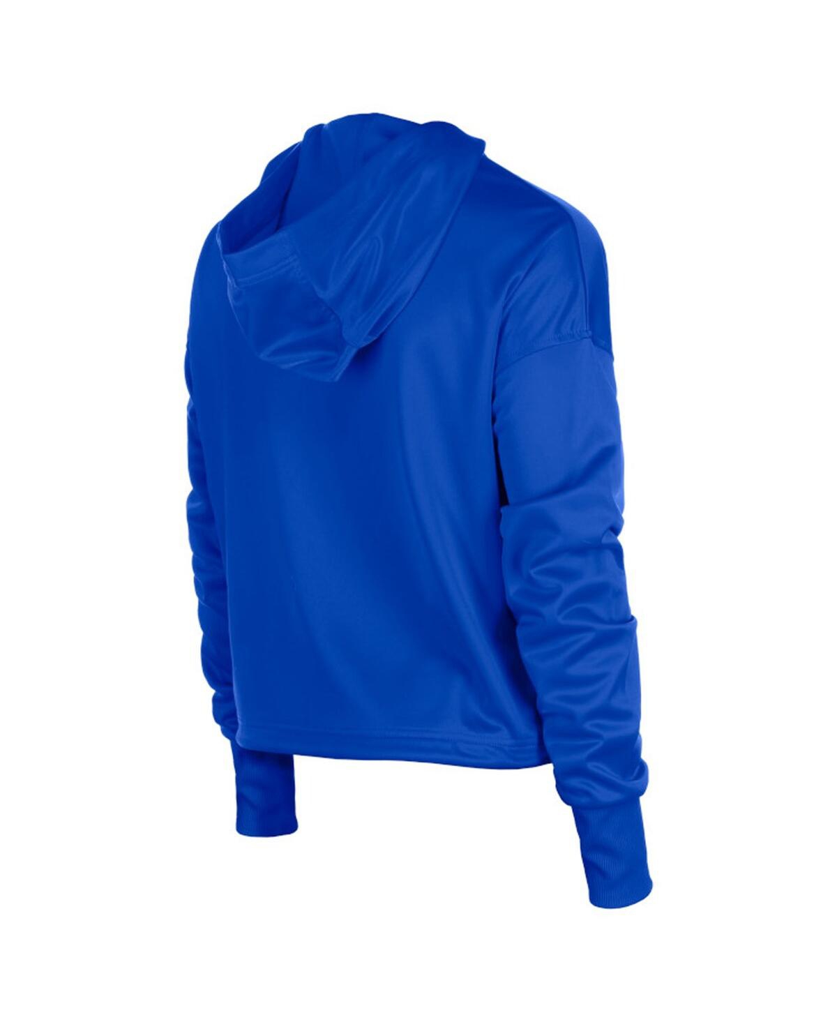 New Era Women'sChicago Cubs Half-Zip Hoodie - Royal