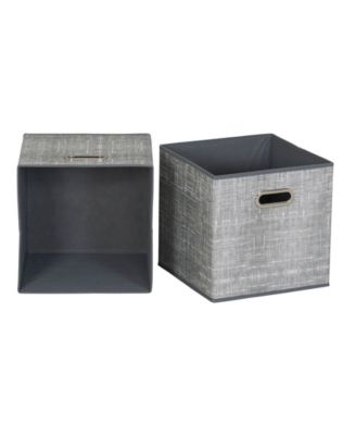 Household Essentials 6 ct Open Fabric Cube Storage Bins