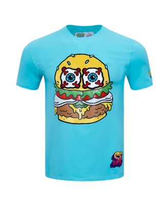 Men's Aqua SpongeBob SquarePants Kraby Patty Bob T-Shirt