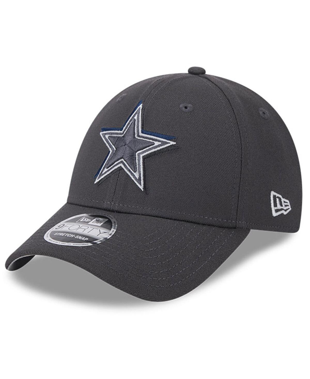 New Era Men'sDallas Cowboys 2024 Nfl Draft 9FORTY Adjustable Hat - Graphite