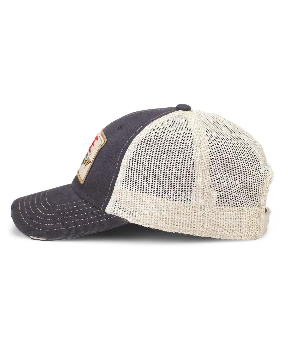 AMERICAN NEEDLE MEN'S NAVY/NATURAL ACE HARDWARE ORVILLE ADJUSTABLE HAT 