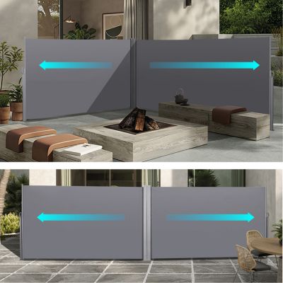 Streamdale Retractable Side Awning Privacy & Sun Protection