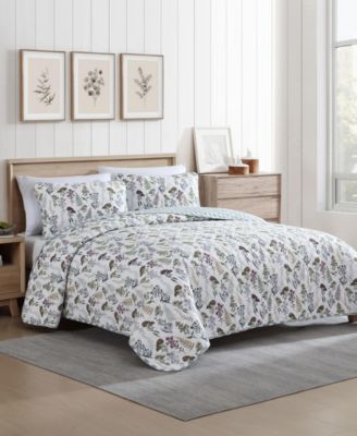 Flower Field Reversible 2 Piece Quilt Set, Twin