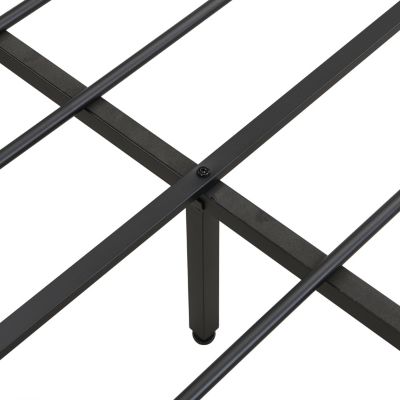 Metal Platform Bed with Storage, USB Headboard