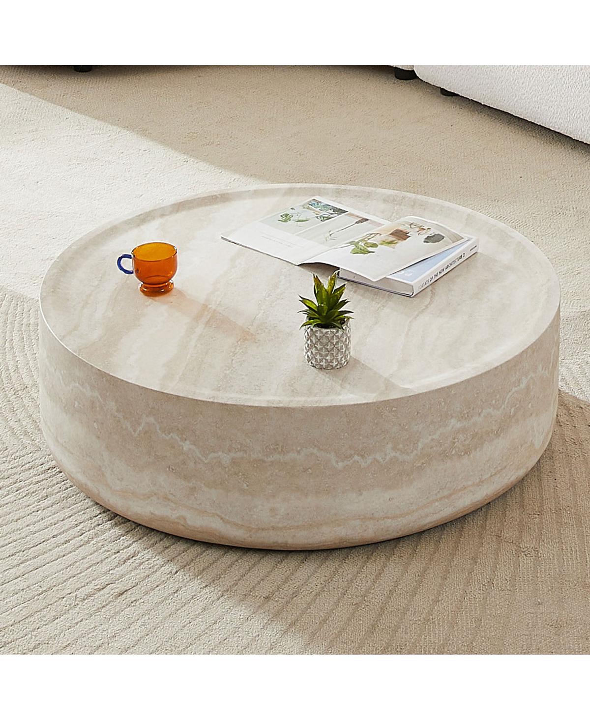 Simplie Fun Faux Mars Pattern Coffee Tables For Living Room