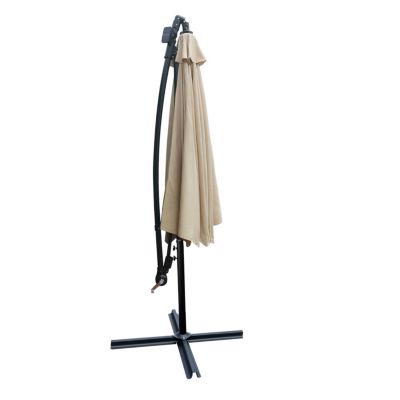 10FT Solar-Powered LED Outdoor Patio Umbrella - Waterproof & Lighted