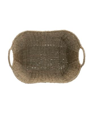 Natural Seagrass Basket with Handles