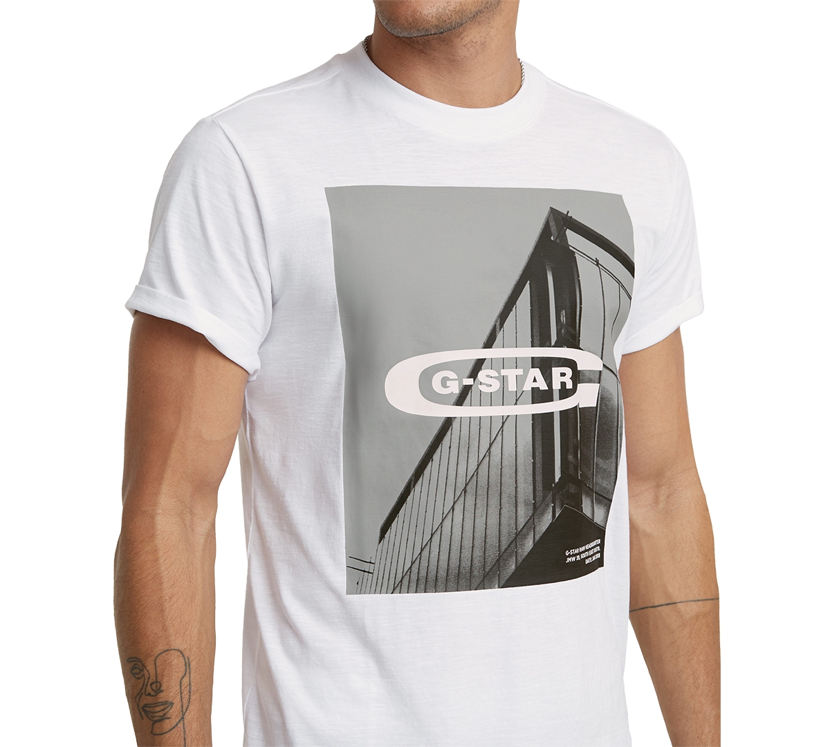 G-Star Raw Men's Hq Oldskool Relaxed-Fit Logo Graphic T-Shirt