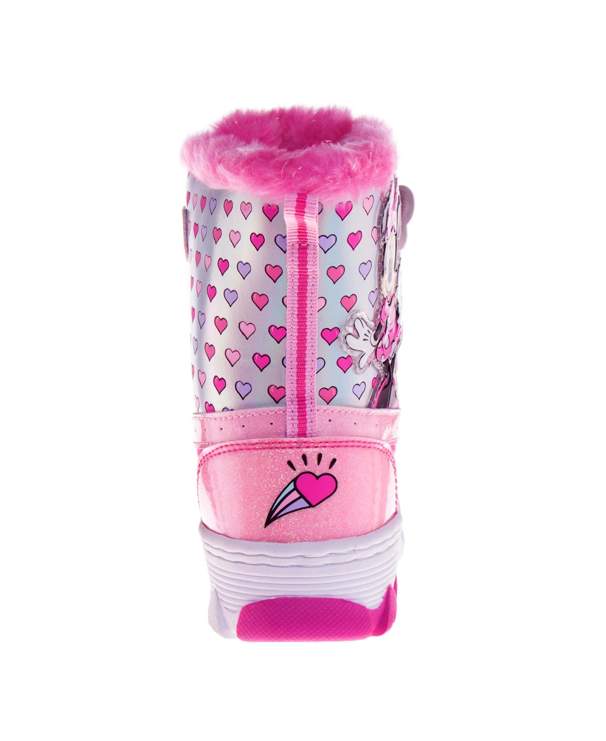 Shop Disney Toddler Girls Minnie Mouse Snow Boots In Pink
