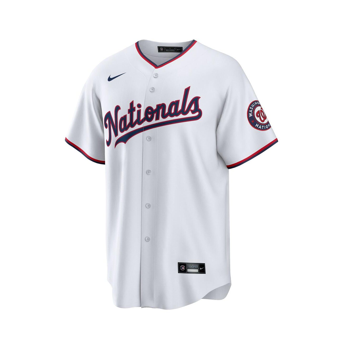Мужской топ Nike Stephen Strasburg White Washington Nationals Home Replica Jersey — фото 2