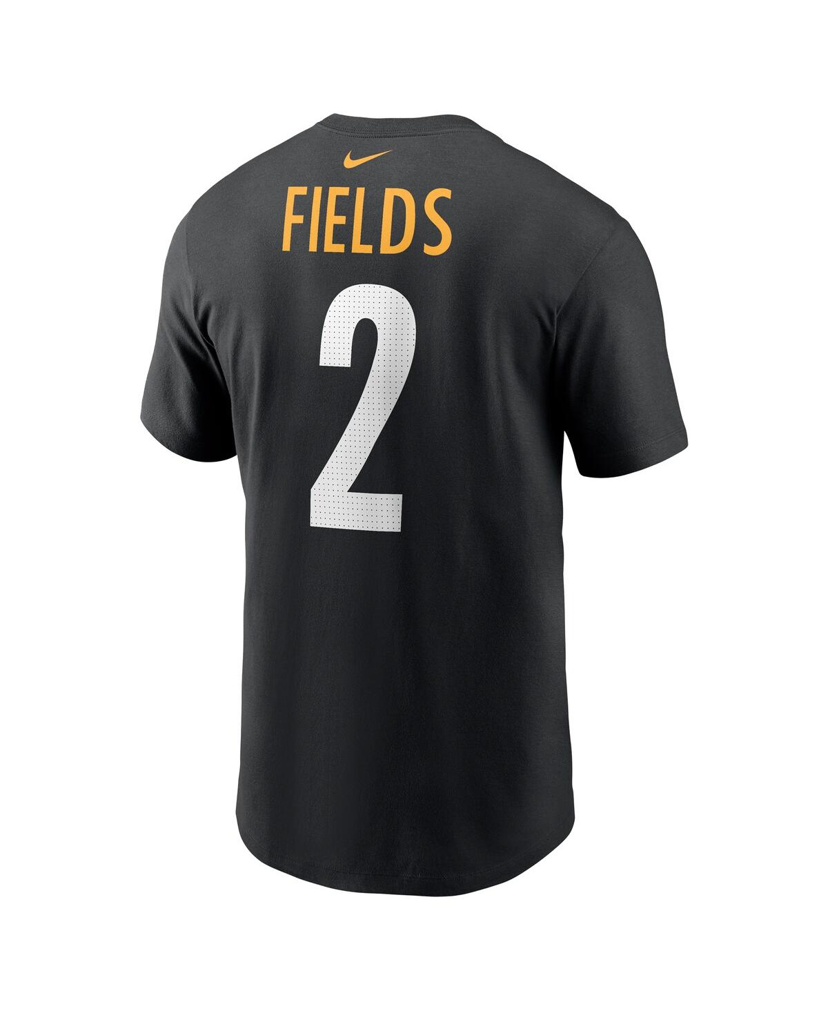 Nike Men's Justin FieldsPittsburgh Steelers Player Name Number T-Shirt - Black
