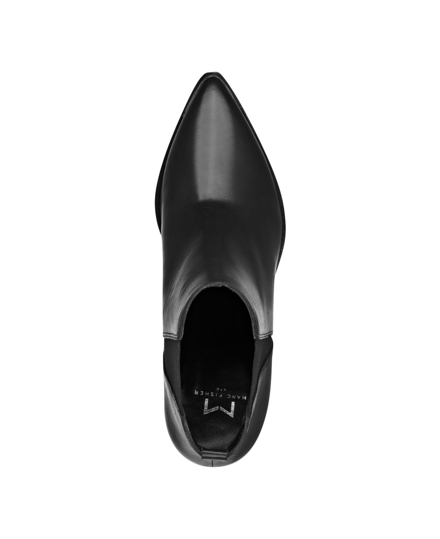 Женские ботинки Marc Fisher LTD Yale Pointed Toe Chelsea Booties, цвет: Чёрный кожаный — фото 4