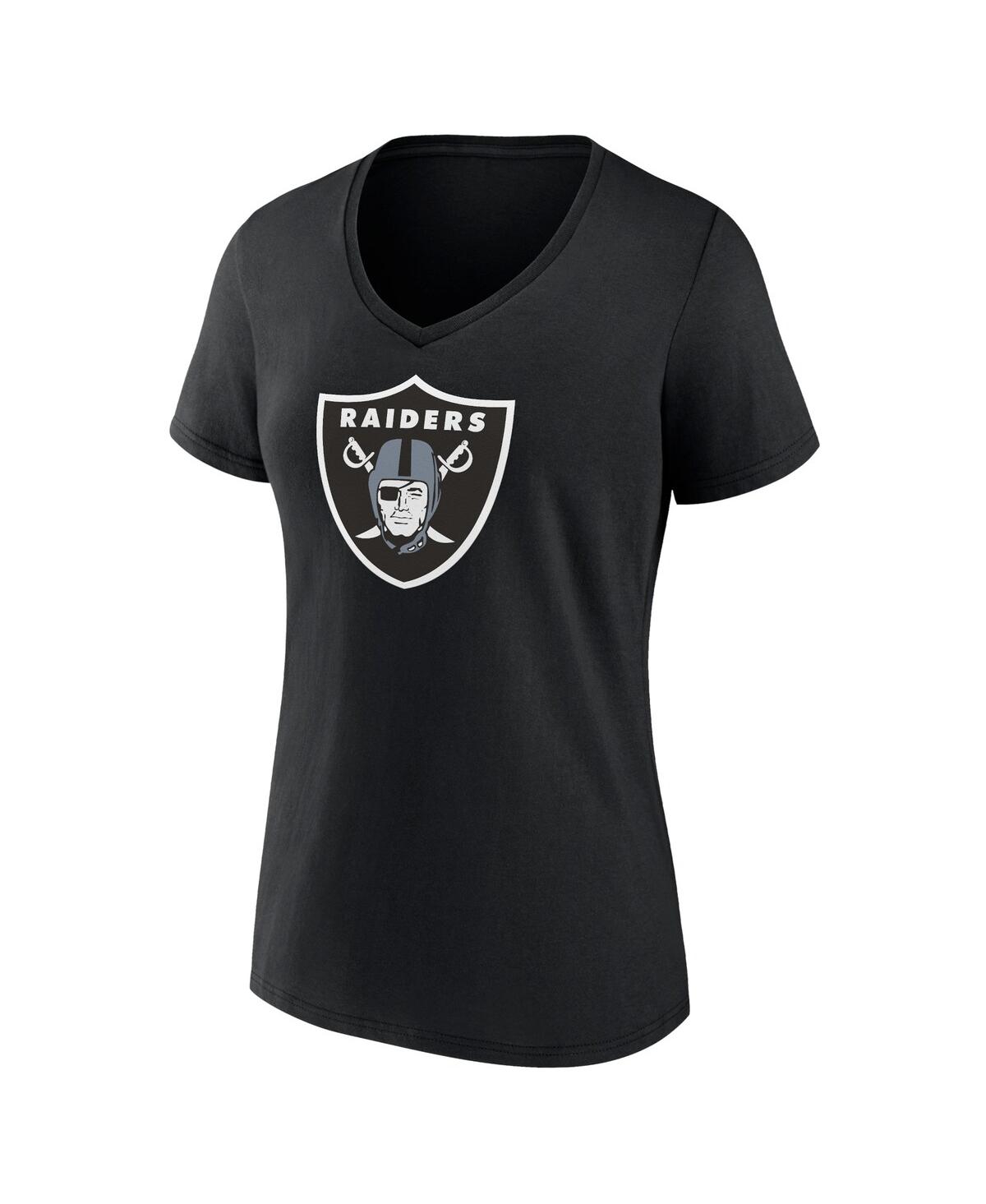 Fanatics Women's Branded Black Las Vegas Raiders Mother's Day V-neck T-shirt In Black