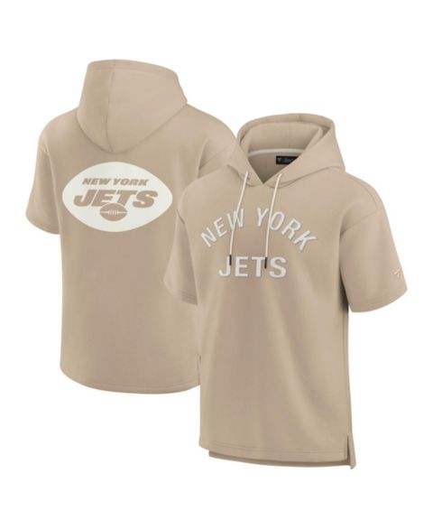 Худи Fanatics Signature Khaki Detroit Lions Elements Super Soft Fleece Short Sleeve Pullover