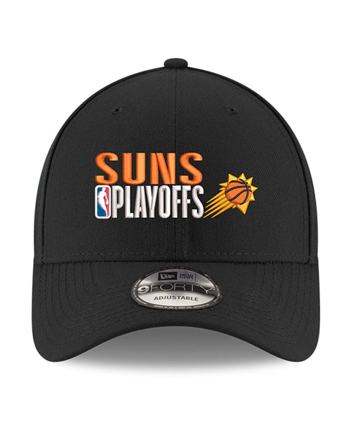 New Era Men'sPhoenix Suns 2024 Nba Playoffs 9FORTY Adjustable Hat - Black